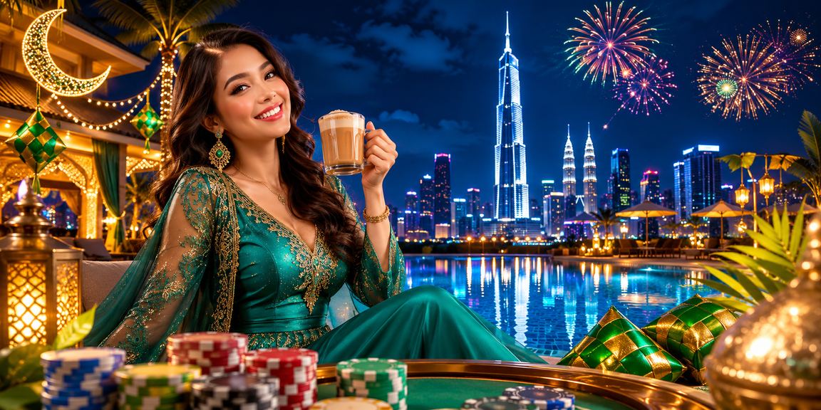 Permainan Dragon Tiger dalam suasana hari raya di Kuala Lumpur
